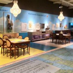 decorschilderwerk Maritiem museum Rotterdam tentoonstelling: De wereld op je bord.