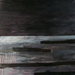 Rivier olieverf op linnen 2008 150 x 150 cm